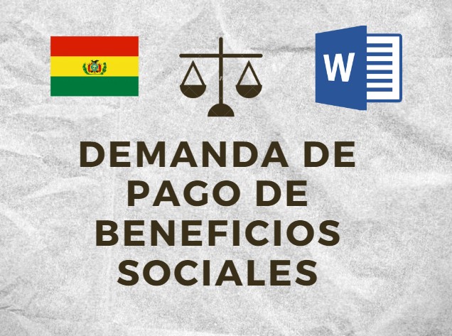 DEMANDA DE PAGO DE BENEFICIOS SOCIALES