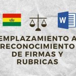 Emplazamiento a Reconocimiento de Firmas y Rubricas Bolivia