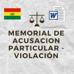 MEMORIAL DE ACUSACION PARTICULAR -VIOLACIÓN