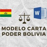MODELO CARTA PODER BOLIVIA EN WORD