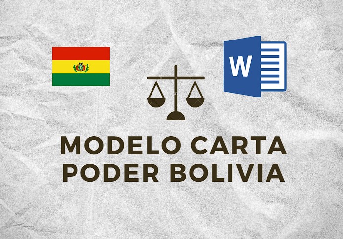MODELO CARTA PODER BOLIVIA EN WORD