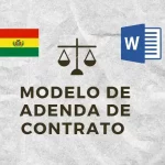MODELO DE ADENDA DE CONTRATO EN BOLIVIA