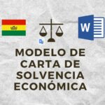 MODELO DE CARTA DE SOLVENCIA ECONÓMICA PARA VISA BOLIVIA