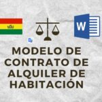 MODELO DE CONTRATO DE ALQUILER DE HABITACIÓN BOLIVIA