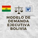 MODELO DE DEMANDA EJECUTIVA BOLIVIA