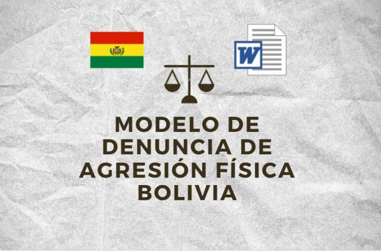 Modelos de Memoriales en Materia Penal Bolivia 2023