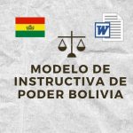 MODELO DE INSTRUCTIVA DE PODER BOLIVIA