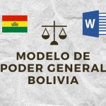 MODELO DE PODER GENERAL BOLIVIA en word