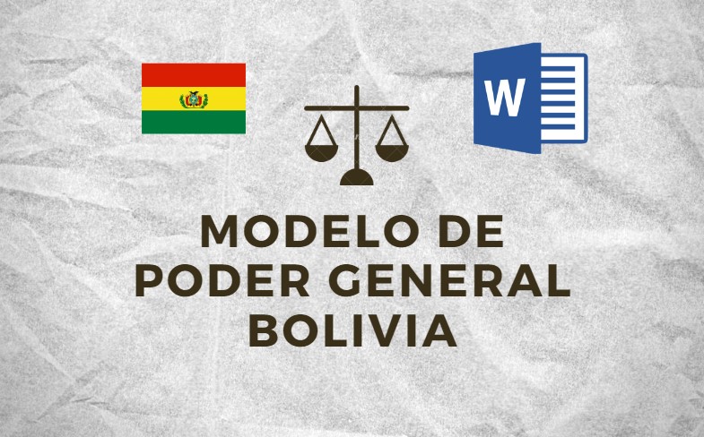 MODELO DE PODER GENERAL BOLIVIA en word