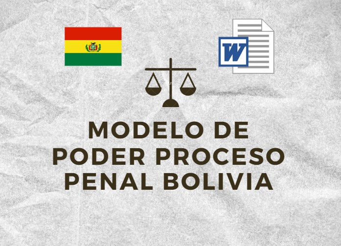 MODELO DE PODER PROCESO PENAL BOLIVIA