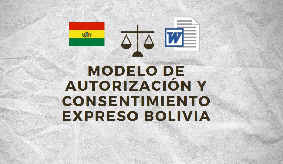 Modelo de Autorización y Consentimiento Expreso Bolivia