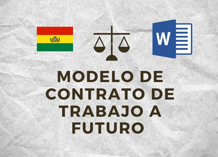Modelo de Contrato de Trabajo a Futuro Bolivia en word