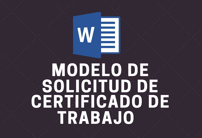 Modelo de Solicitud de Certificado de Trabajo Bolivia