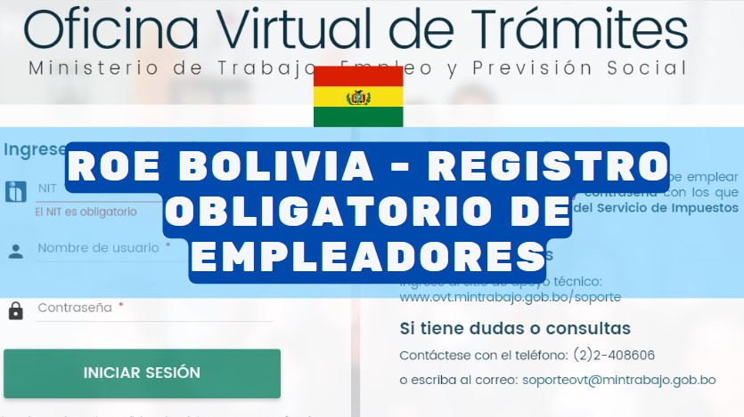 ROE MINISTERIO DE TRABAJO BOLIVIA