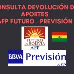 consulta devolución de aportes afp futuro y previsión Bolivia