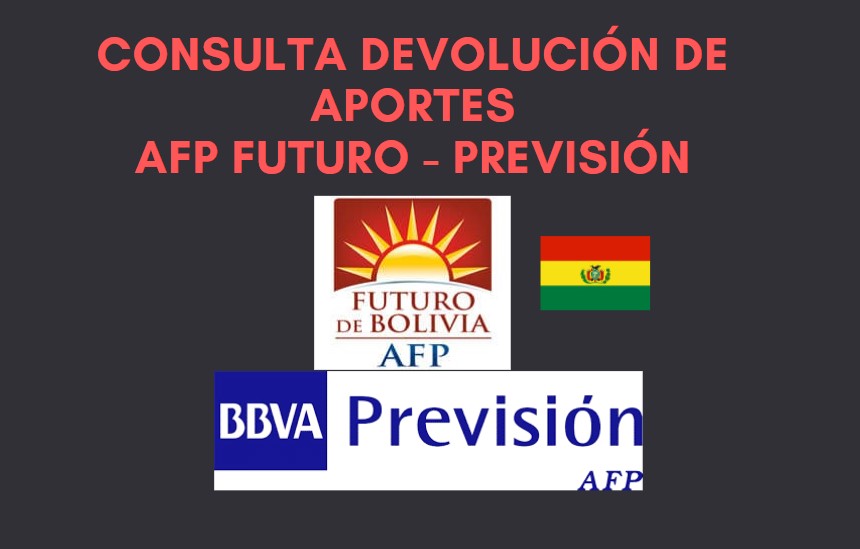 consulta devolución de aportes afp futuro y previsión Bolivia