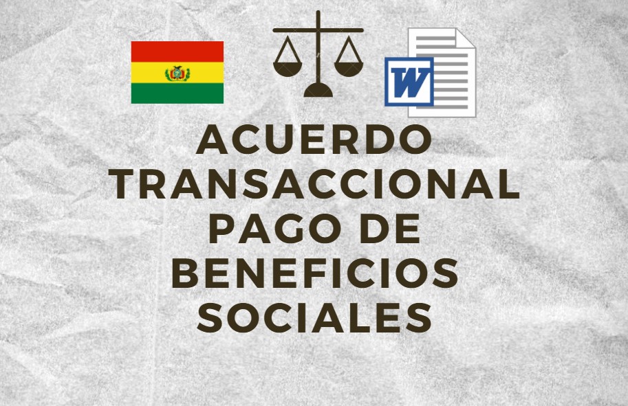 acuerdo transaccional pago de beneficios sociales