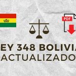 ley 348 bolivia actualizado