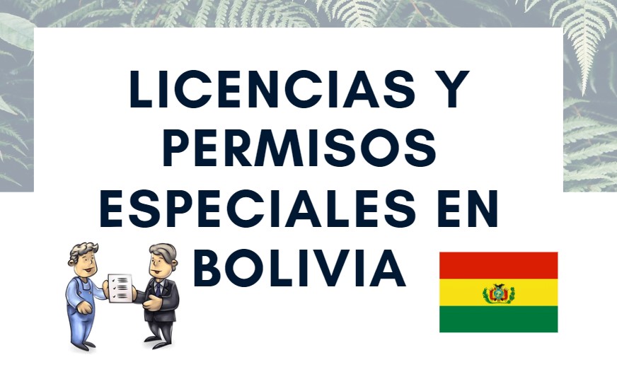 licencias y permisos especiales en bolivia