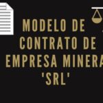 modelo de contrato de empresa minera srl