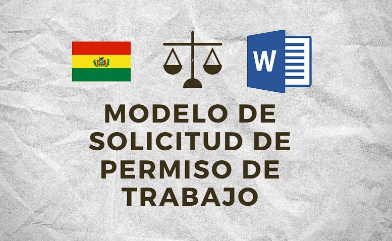 modelo de solicitud de permiso de trabajo bolivia