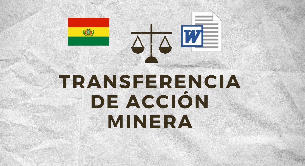 transferencia de acción minera Bolivia